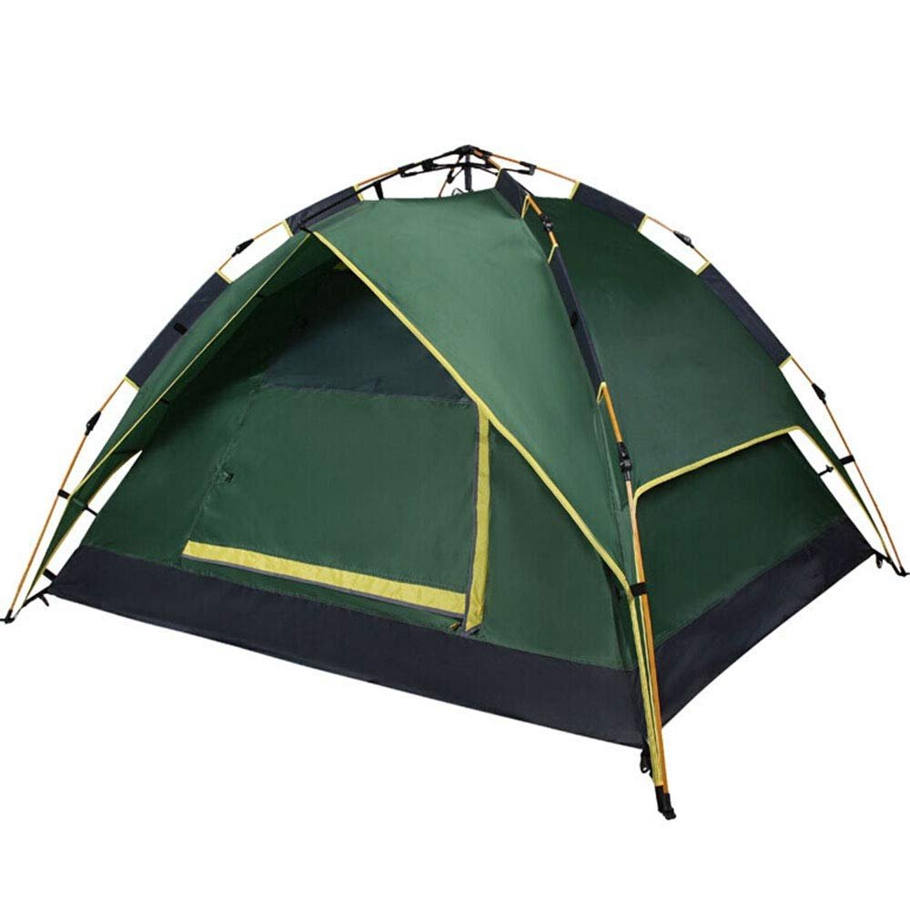 Tent with a shaded canopy
