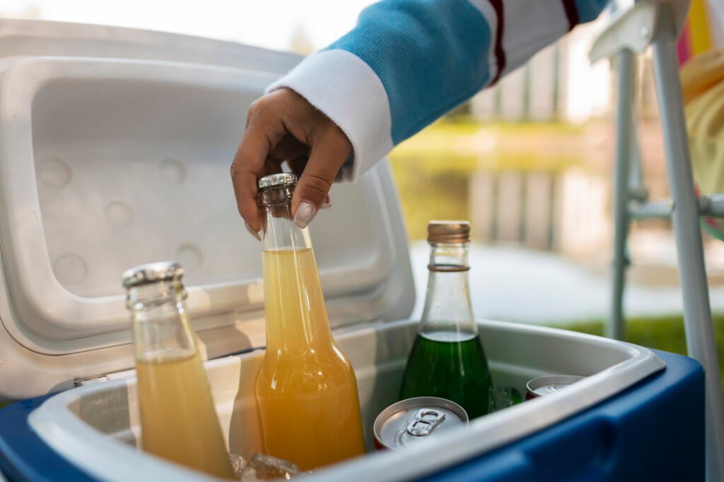 Cooler box with beverages to beat the summer heat