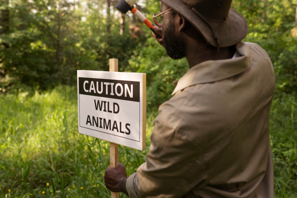 Protect wild life during camping