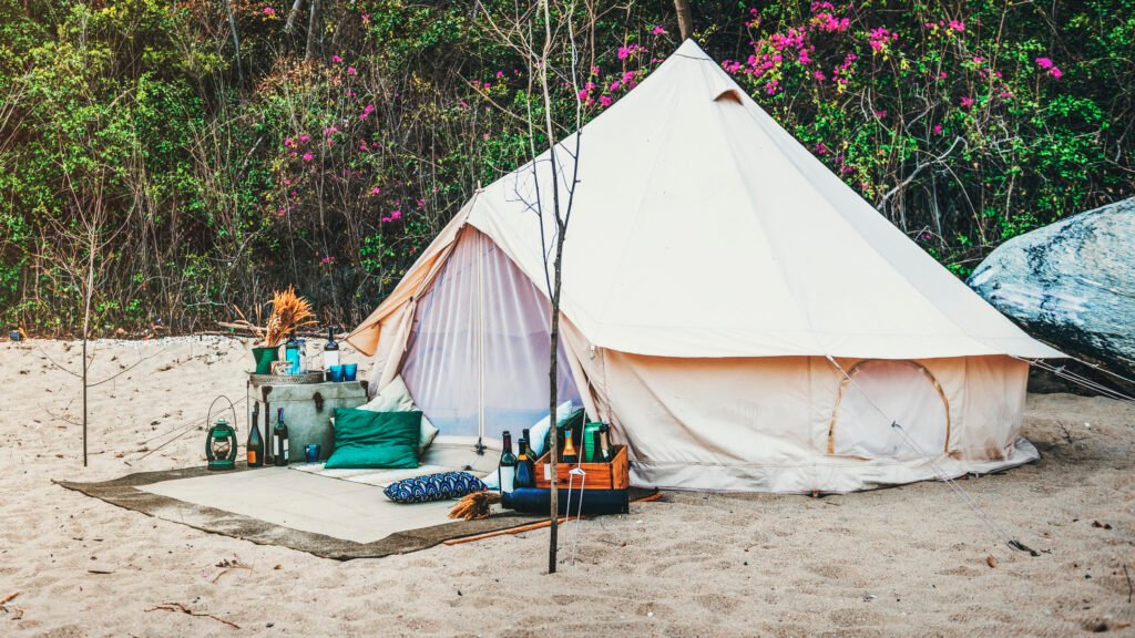 large family tent spacious for ventilation and airflow