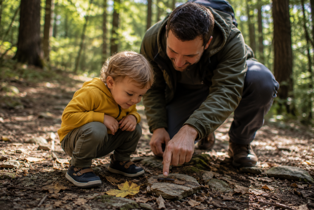 A rainy camping day with a toddler is a different kind of adventure — the tent becomes a cosy world of its own