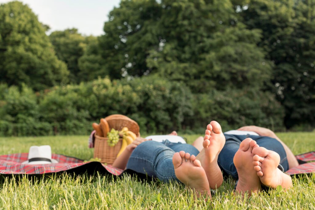 Maintain Foot Hygiene while camping outdoors