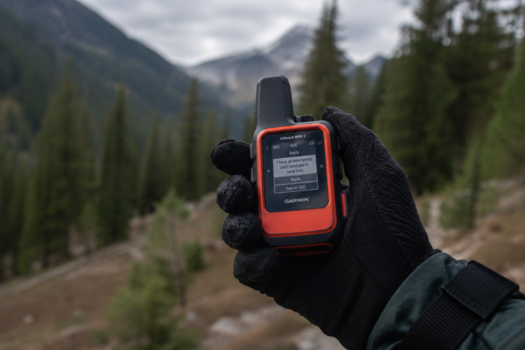 wilderness emergency evacuation satellite communicator Garmin inReach PLB personal locator beacon outdoor emergency