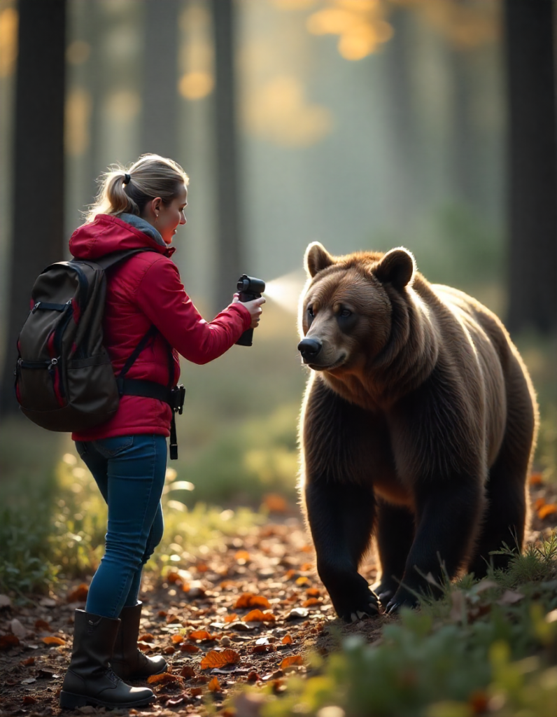 Use bear sprays for protection