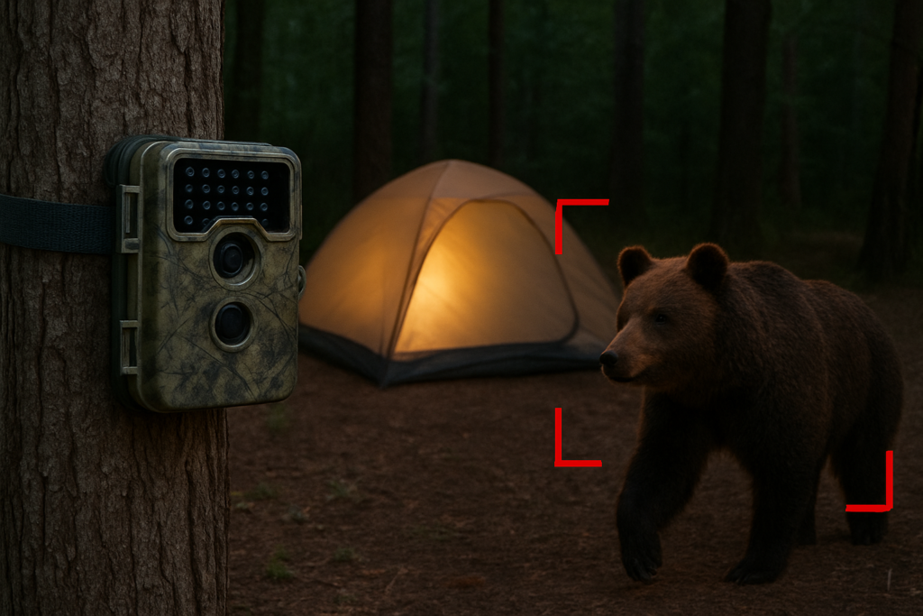 Identifying large animals with security Sensors