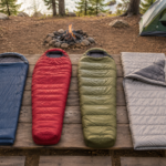 best camping sleeping bags down vs synthetic insulation comparison