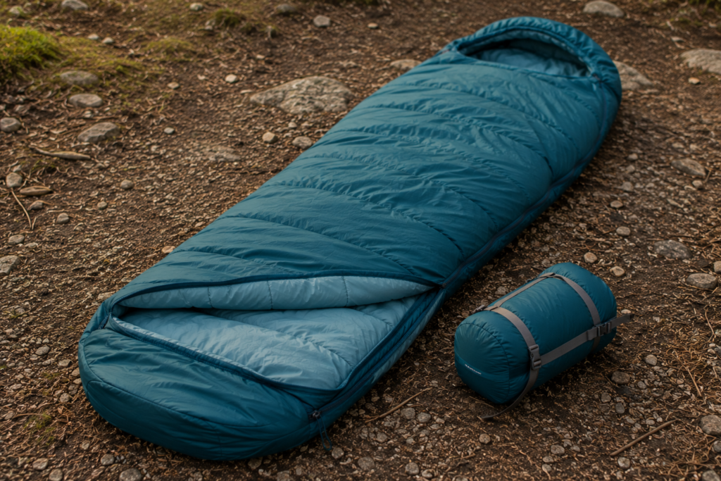 best camping sleeping bags Kelty Cosmic 20 down mummy semi-rectangular