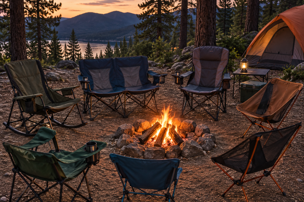 best camping chairs comfort durability lineup campfire campsite